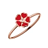 Gold Chopard Happy Hearts Blumen Armband 85A085-5803