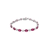 Gold-Tennisarmband mit Rubinen und Diamanten