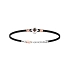Gold Herrenarmband mit schwarzem Diamanten