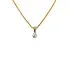 Gold-Anhänger mit Diamant