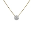 Gold-Anhänger mit Diamanten