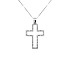 Gold-Anhänger Kreuz mit Diamanten