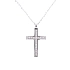 Gold-Anhänger Kreuz Zancan Insignia mit Diamanten EC578B