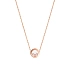 Gold Chopard Happy Diamonds Halskette 81A018-5001