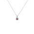 Rubin-Anhänger mit Diamanten aus Weißgold
