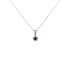 Rubin-Anhänger mit Diamanten aus Weißgold