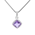 Gold-Anhänger mit Amethyst und Diamanten