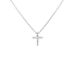 Gold-Anhänger Kreuz mit Diamanten