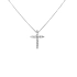 Gold-Anhänger Kreuz mit Diamanten