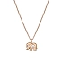 Gold-Anhänger Chopard Happy Diamonds Elefant 79A189-5001