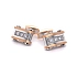 Gold Manschettenknöpfe Zancan Couture Erste EP0015RB