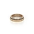 Goldener Baraka-Ring mit schwarzen Diamanten AN334301
