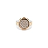 Goldener Herrenring mit Diamanten