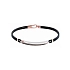 Goldenes Herrenarmband Zancan mit schwarzen Diamanten