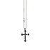 Gold-Anhänger Kreuz Zancan Black Magic EC873RB