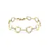 Gold Damenarmband Herz mit Zirkonen