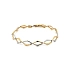 Gold Damenarmband aus kombiniertem Gold
