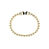 Festes Goldarmband mit Onyx