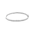 Festes Armband mit Zirkonen aus Weißgold