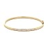 Gold-Armreif mit Zirkonen