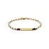 Armband mit Platte aus kombiniertem Gold