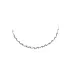 Damen Weißgold Halskette