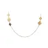 Gold Damen Halskette Blumen