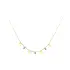 Goldhalskette mit Zirkonen