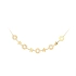 Gold Damenhalskette Sterne