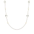 Gold-Halskette mit Emaille