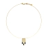 Gold-Halskette mit Emaille