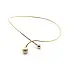 Gold Festes Halsband Kugeln