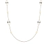 Gold-Halskette mit Emaille