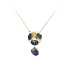 Gold-Halskette mit Emaille