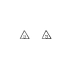 Ohrringe Triangle mit Zirkonia