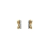 Ohrringe mit Zirkonen in Gold