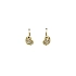Gold-Ohrringe mit Zirkonen