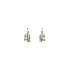 Ohrringe mit Zirkonen in Gold