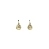 Gold-Ohrringe mit Zirkonen