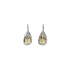 Ohrringe mit Zirkonen in Gold