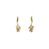 Gold-Ohrringe Blumen