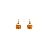 Gold-Ohrringe mit Quarz