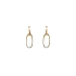 Gold-Ohrringe mit Opal