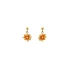 Gold-Ohrringe Blumen