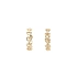 Gold Runde Ohrringe Herzen