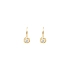 Gold-Ohrringe mit Zirkonen