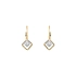 Gold-Ohrringe mit Zirkonen