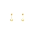 Gold-Ohrringe Perlen