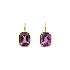 Gold-Ohrringe mit Amethyst