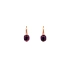 Elegante Roségold-Ohrringe mit Amethyst